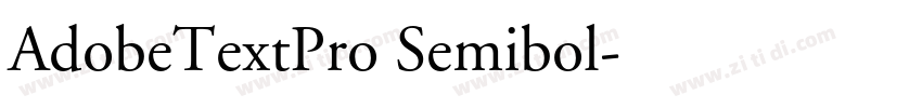 AdobeTextPro Semibol字体转换